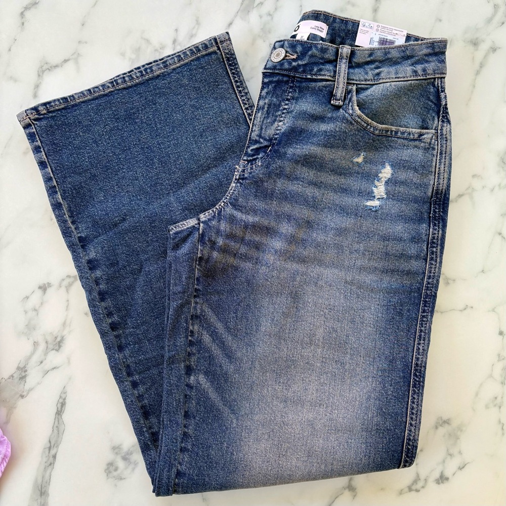 NWT SO Curvy Low Rise Baggy Jeans Size 7/28W